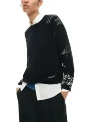 Desigual Damen Pullover Schwarz | online kaufen