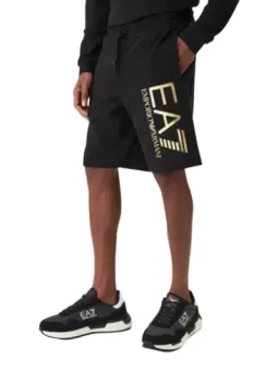 Ea7 Herren Bermudas Schwarz mieten - Flex-Fashion Verleih