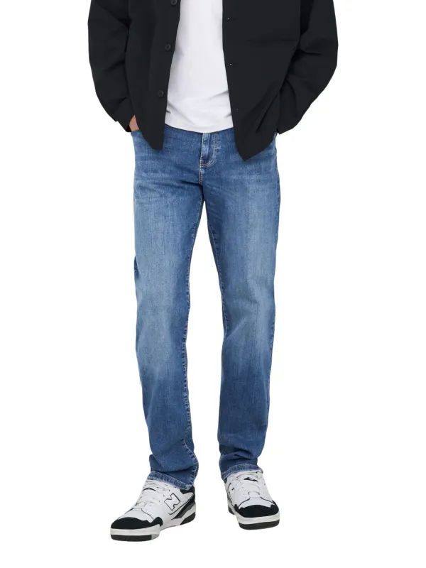 Only & Sons Herren Jeans Azurblau | online kaufen