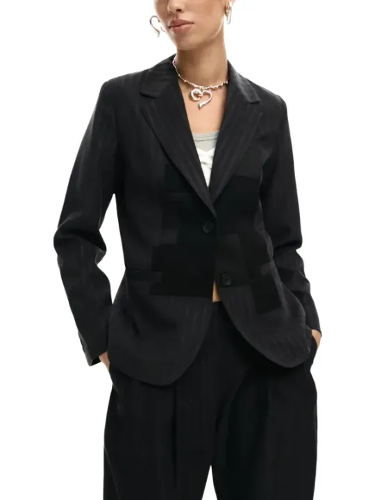 Desigual Damen Kostümjacken Grau | online kaufen