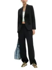 Desigual Damen Hose Schwarz | online kaufen