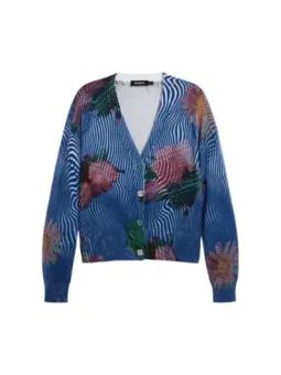 Desigual Damen Cardigan Blau | online kaufen