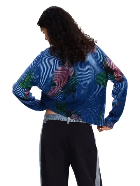 Desigual Damen Cardigan Blau | online kaufen