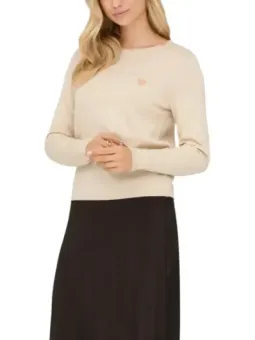 Jacqueline De Yong Damen Pullover Beige mieten - Flex-Fashion
