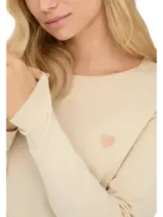 Jacqueline De Yong Damen Pullover Beige | online kaufen