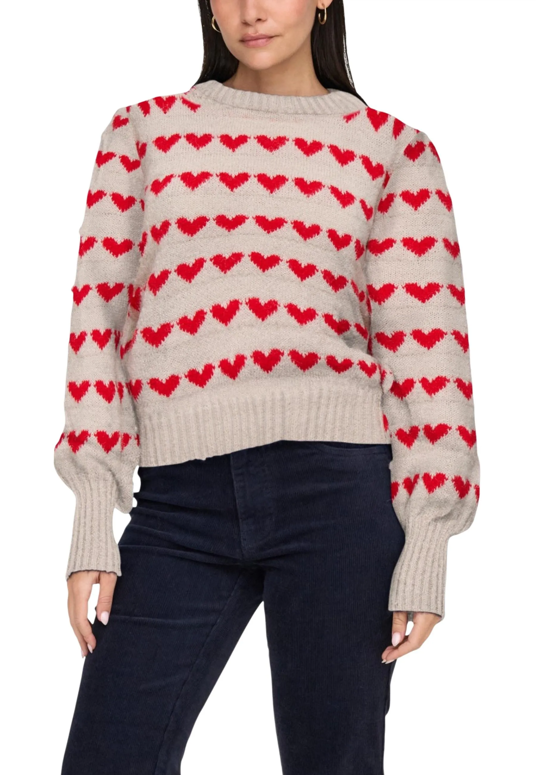 Damen Pullover Beige 505544