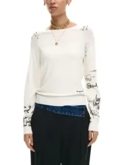 Desigual Damen Pullover Beige mieten – Flex-Fashion Verleih