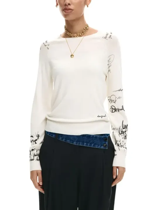 Desigual Damen Pullover Beige | online kaufen