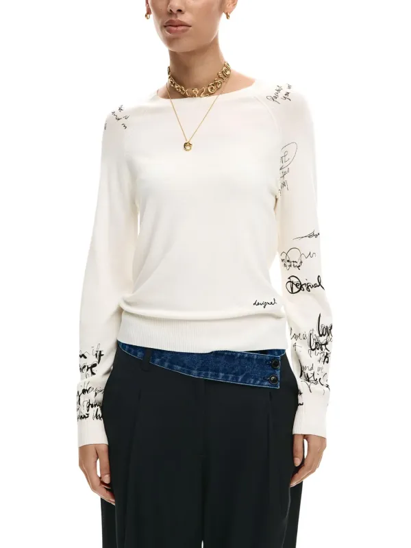 Desigual Damen Pullover Beige | online kaufen