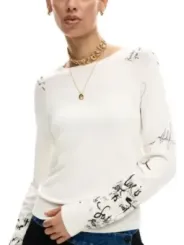 Desigual Damen Pullover Beige | online kaufen