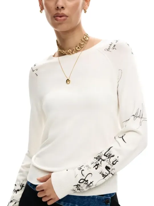 Desigual Damen Pullover Beige | online kaufen