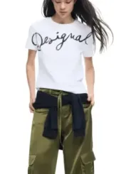 Desigual Damen T-Shirt Weiß | online kaufen