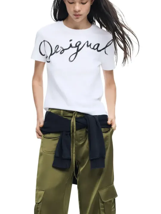 Desigual Damen T-Shirt Weiß | online kaufen