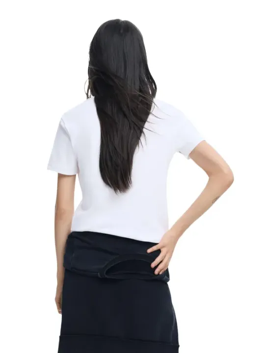 Desigual Damen T-Shirt Weiß | online kaufen