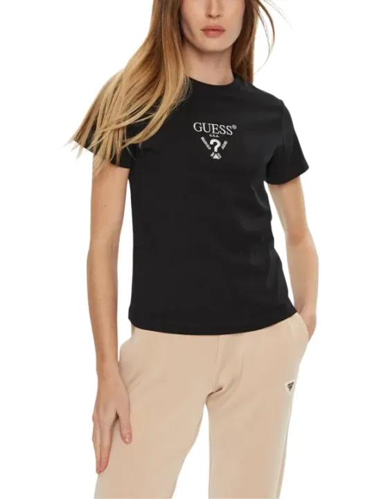 Guess Damen T-Shirt Schwarz | online kaufen