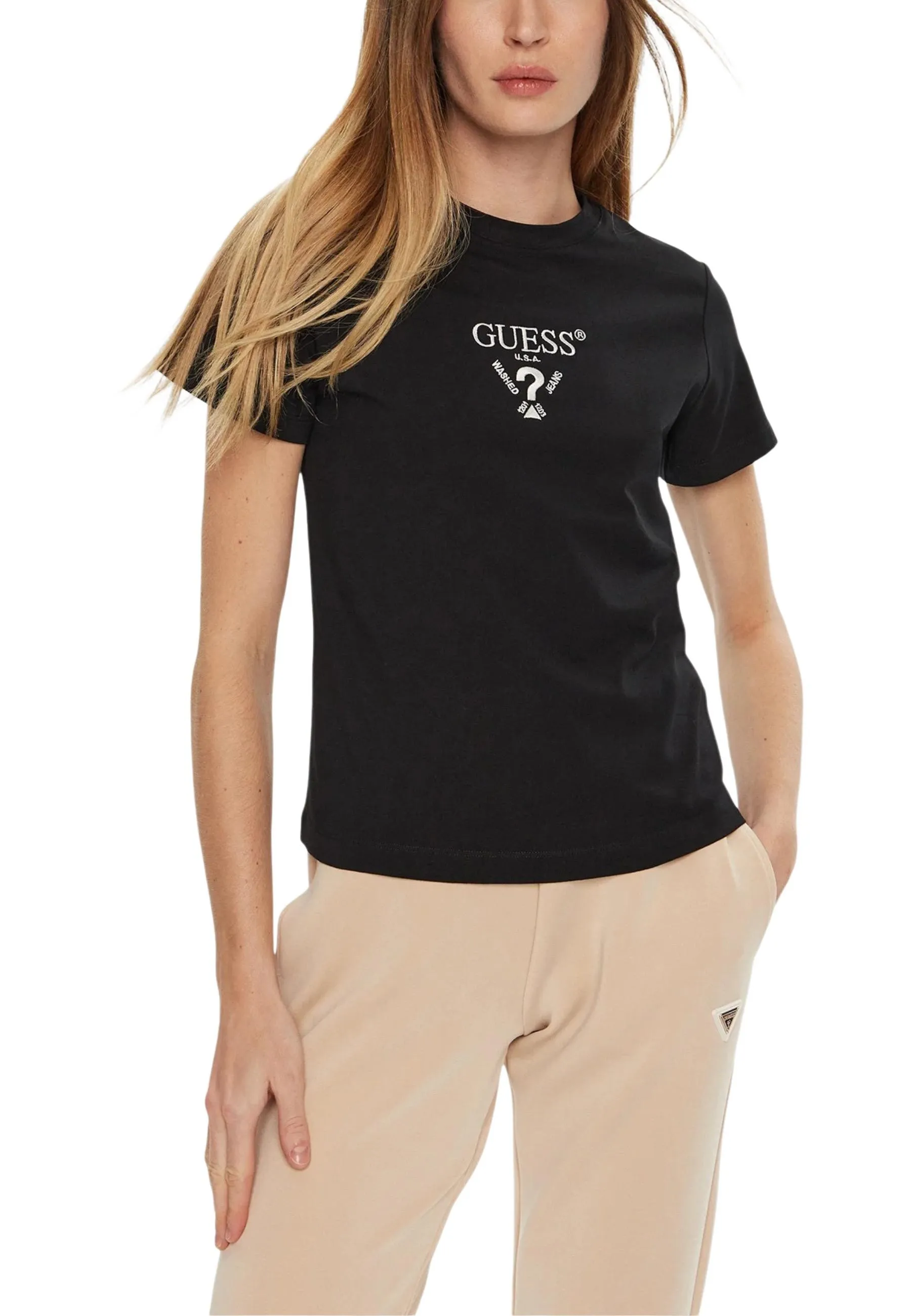 Guess Damen T-Shirt Schwarz 506306