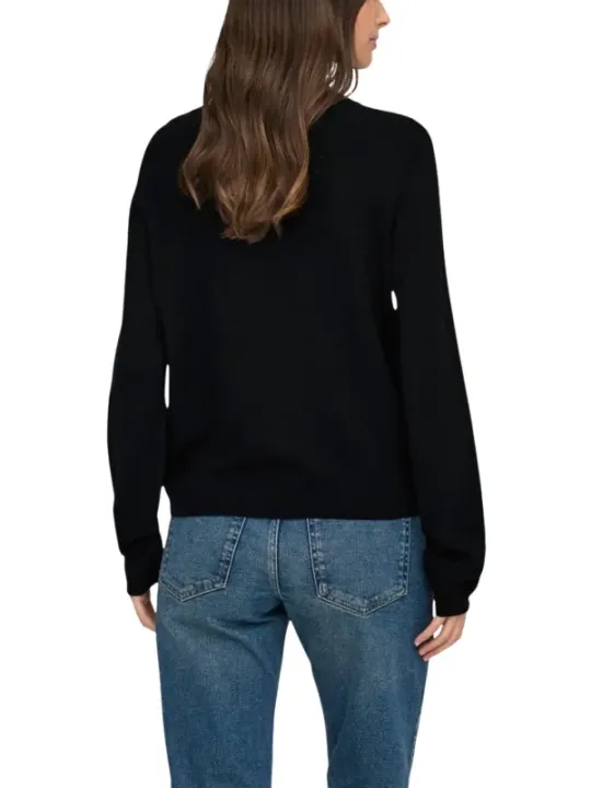 Jacqueline De Yong Damen Pullover Schwarz | online kaufen