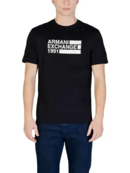 Armani Exchange Herren T-Shirt Schwarz mieten - Flex-Fashion