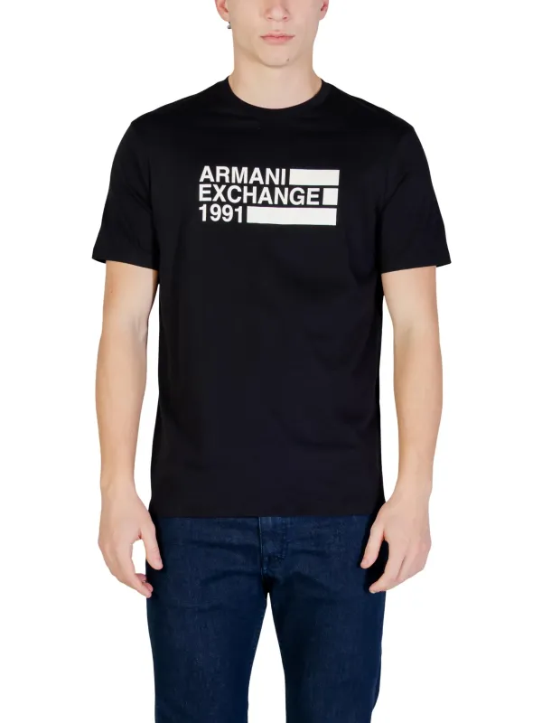 Armani Exchange Herren T-Shirt Schwarz | online kaufen