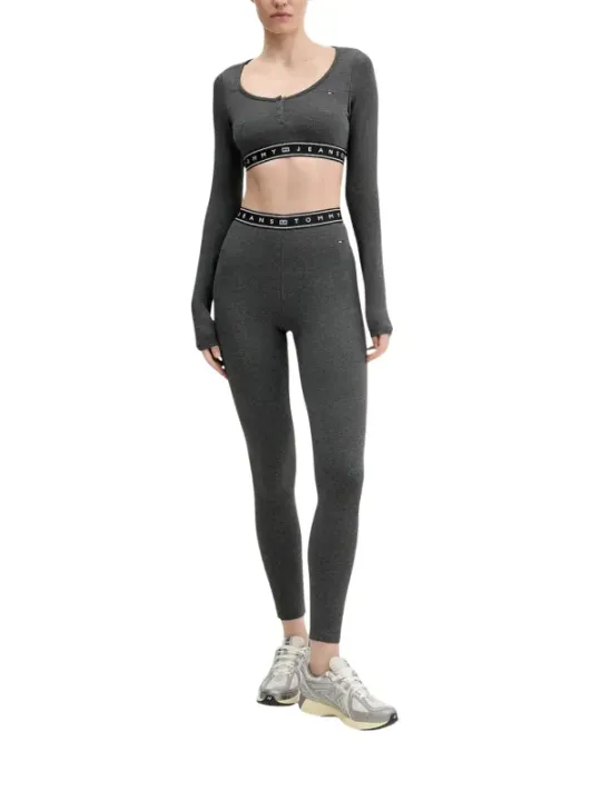 Tommy Hilfiger Jeans Damen Hose Grau | online kaufen