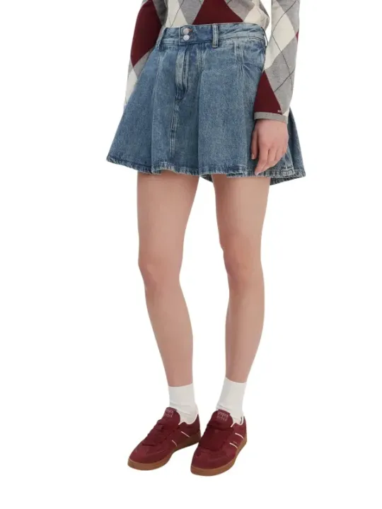 Tommy Hilfiger Jeans Damen Rock Blau | online kaufen