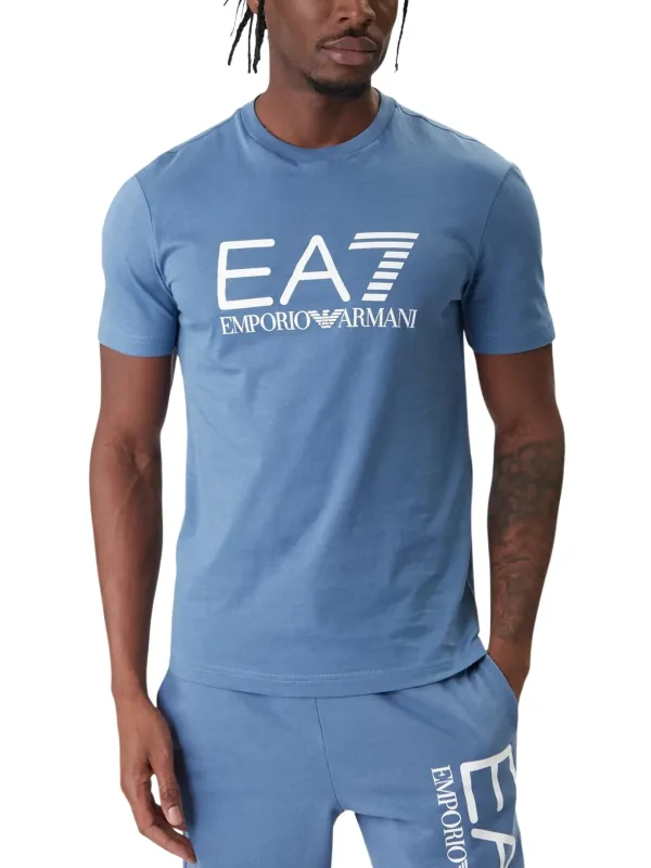 Ea7 Herren T-Shirt Azurblau | online kaufen