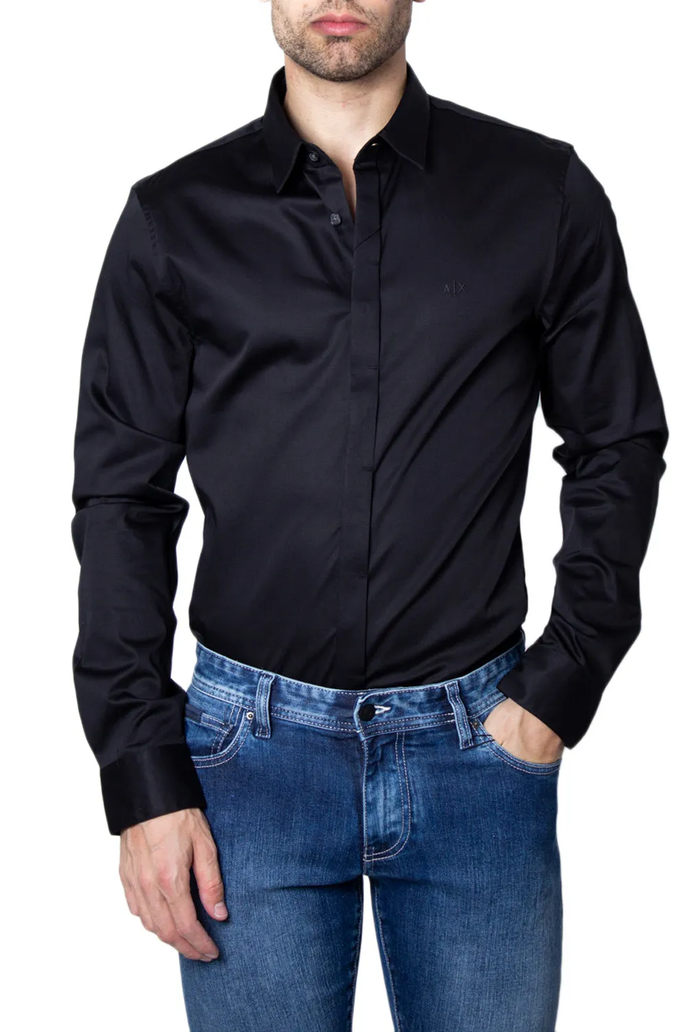 Herren Hemd Schwarz 134993