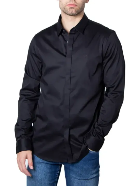 Armani Exchange Herren Hemd Schwarz | online kaufen