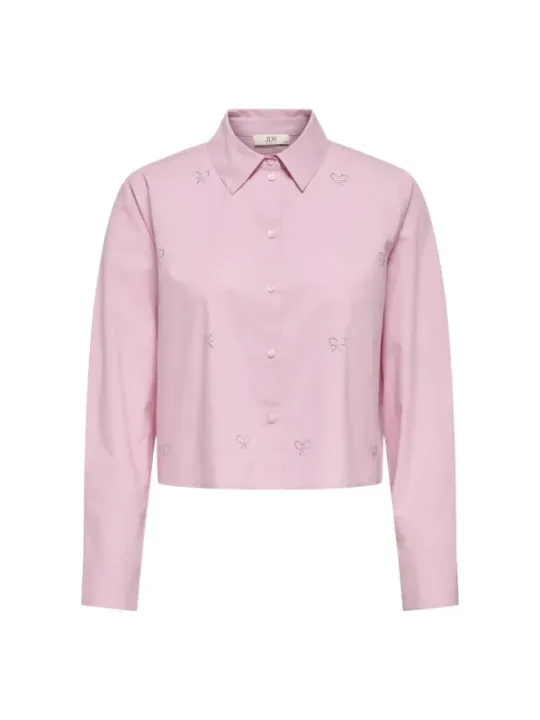 Jacqueline De Yong Damen Hemd Rosa | online kaufen