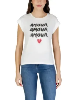 Morgan De Toi Damen T-Shirt Weiß mieten - Flex-Fashion Verleih