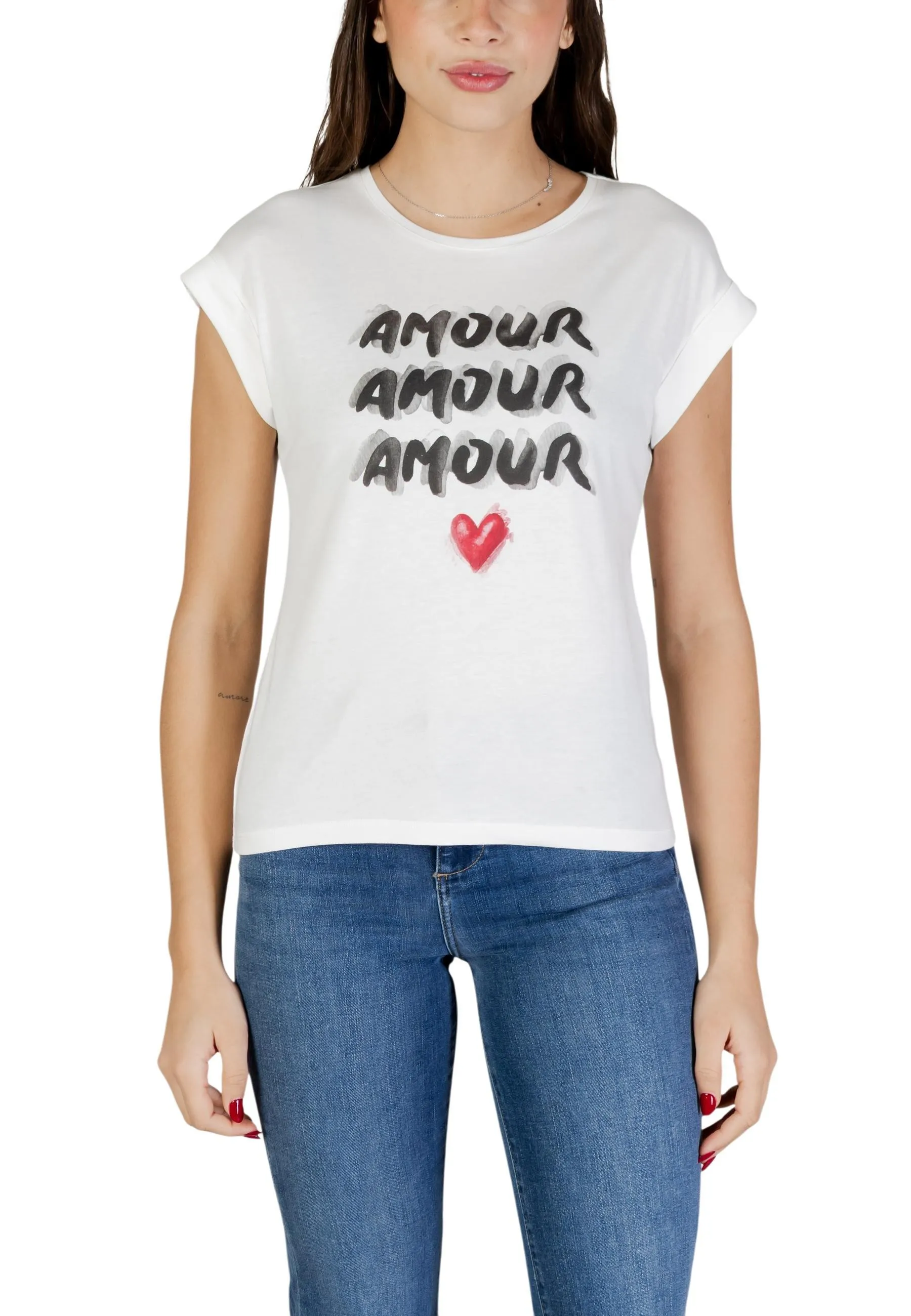 Damen T-Shirt Weiß 506081