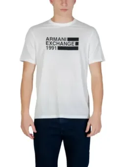 Armani Exchange Herren T-Shirt Weiß mieten - Flex-Fashion