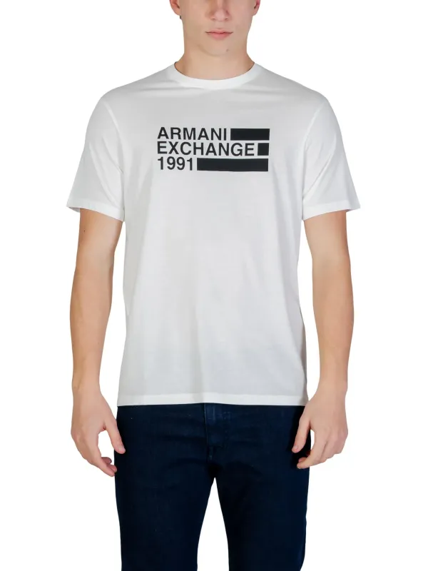 Armani Exchange Herren T-Shirt Weiß | online kaufen