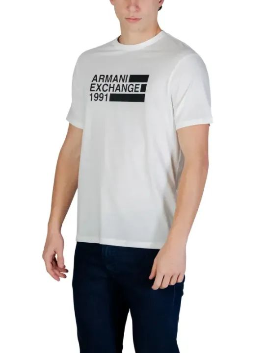 Armani Exchange Herren T-Shirt Weiß | online kaufen