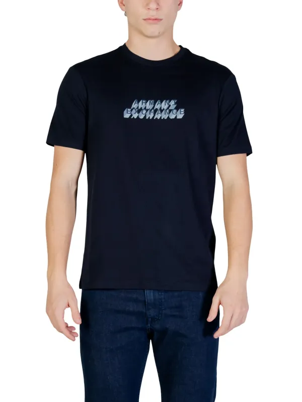 Armani Exchange Herren T-Shirt Blau | online kaufen