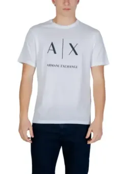 Armani Exchange Herren T-Shirt Weiß mieten | Flex-Fashion