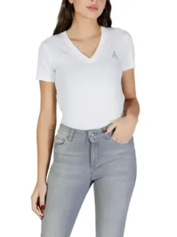 Armani Exchange Damen T-Shirt Weiß mieten | Flex-Fashion