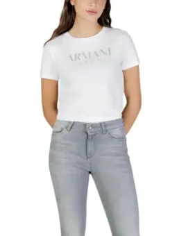 Armani Exchange Damen T-Shirt Weiß mieten | Flex-Fashion
