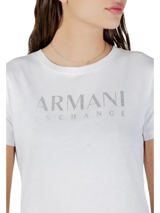 Armani Exchange Damen T-Shirt Weiß | online kaufen