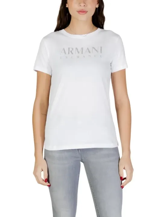 Armani Exchange Damen T-Shirt Weiß | online kaufen