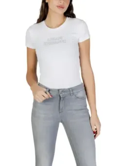 Armani Exchange Damen T-Shirt Weiß mieten | Flex-Fashion