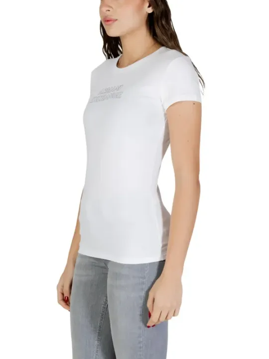 Armani Exchange Damen T-Shirt Weiß | online kaufen