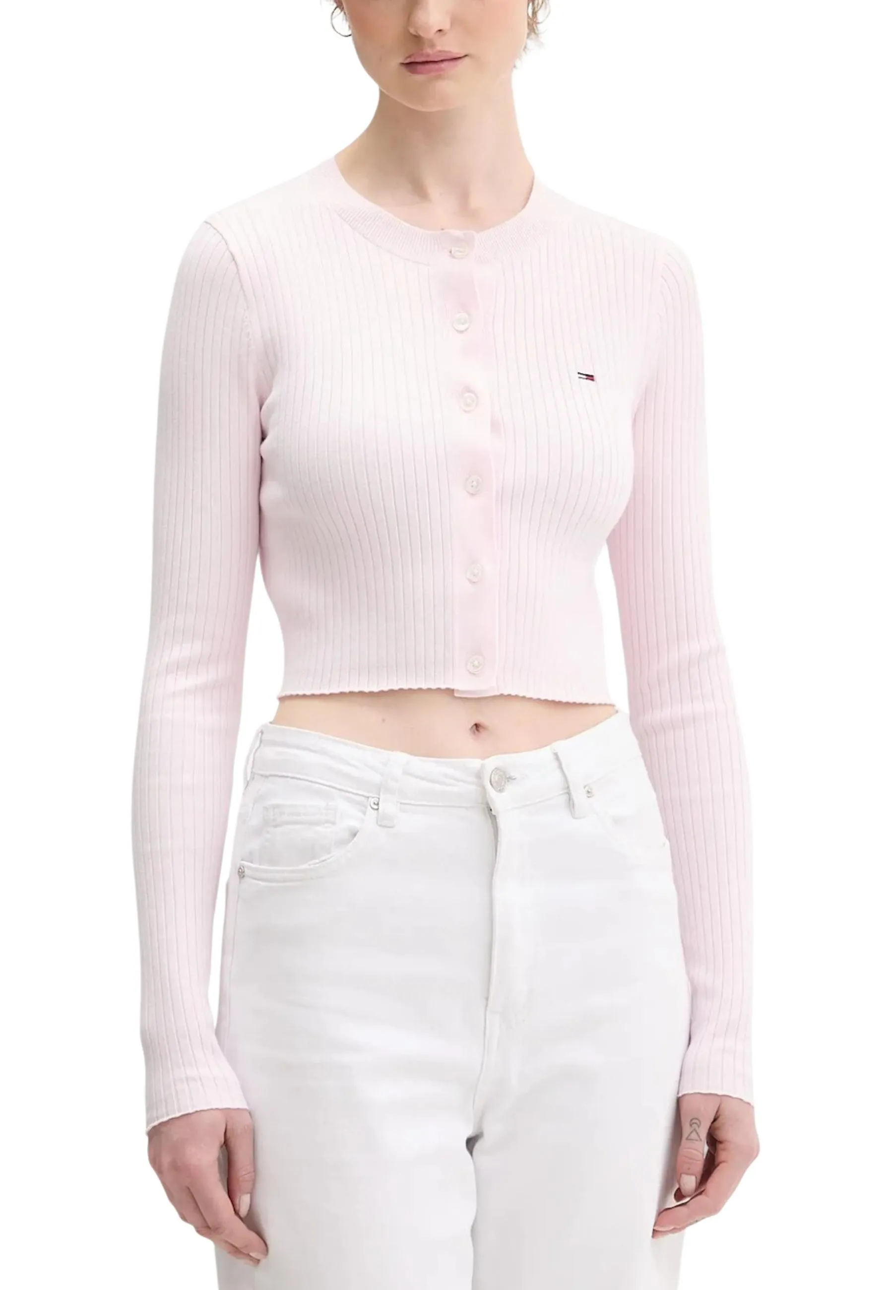 Damen Cardigan Rosa 504324