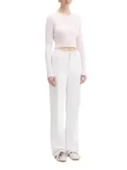 Tommy Hilfiger Jeans Damen Cardigan Rosa | online kaufen