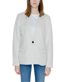 Beiger Blazer mit zwei Taschen