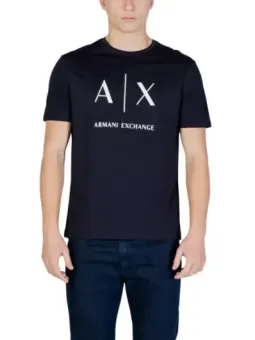 Armani Exchange Herren T-Shirt Blau mieten – Flex-Fashion