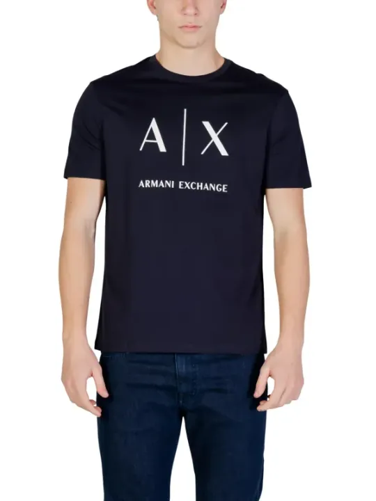 Armani Exchange Herren T-Shirt Blau | online kaufen