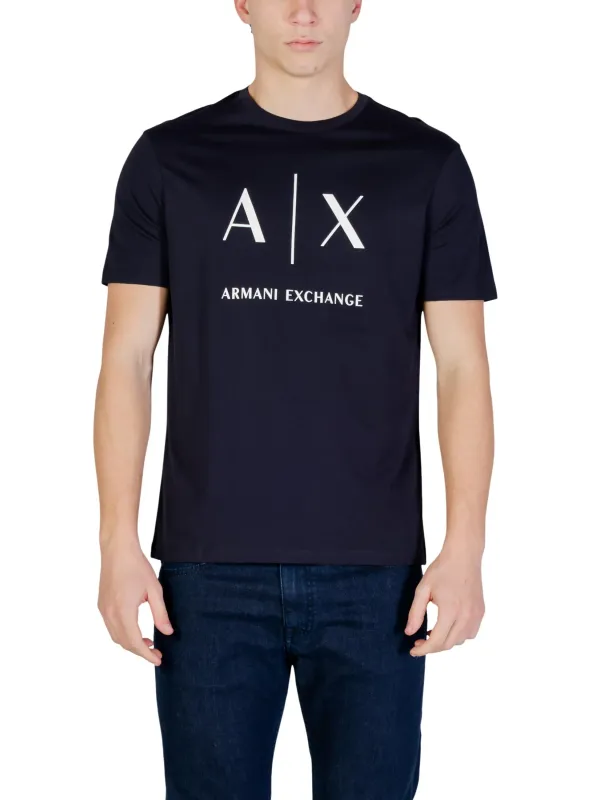 Armani Exchange Herren T-Shirt Blau | online kaufen