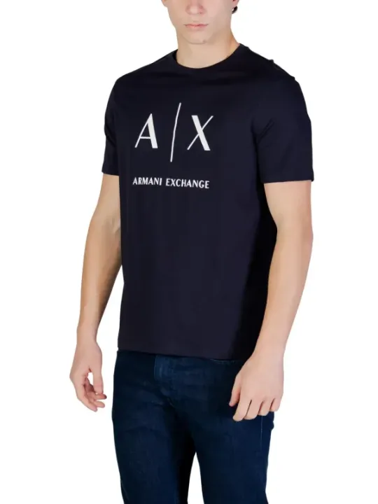Armani Exchange Herren T-Shirt Blau | online kaufen