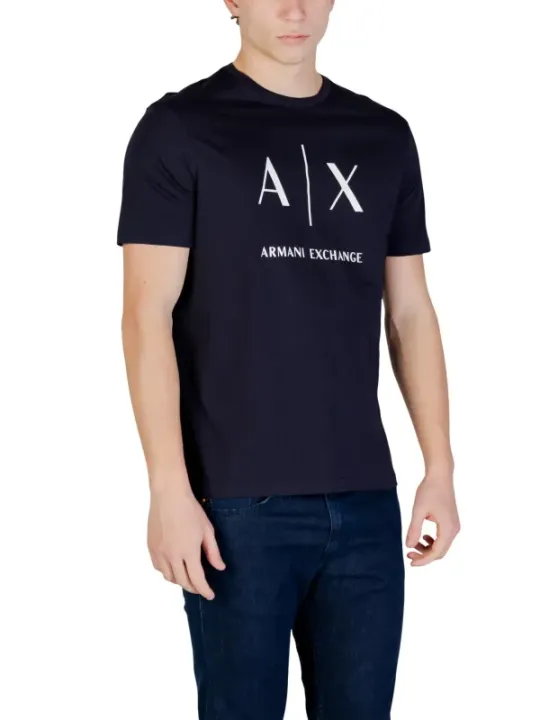 Armani Exchange Herren T-Shirt Blau | online kaufen